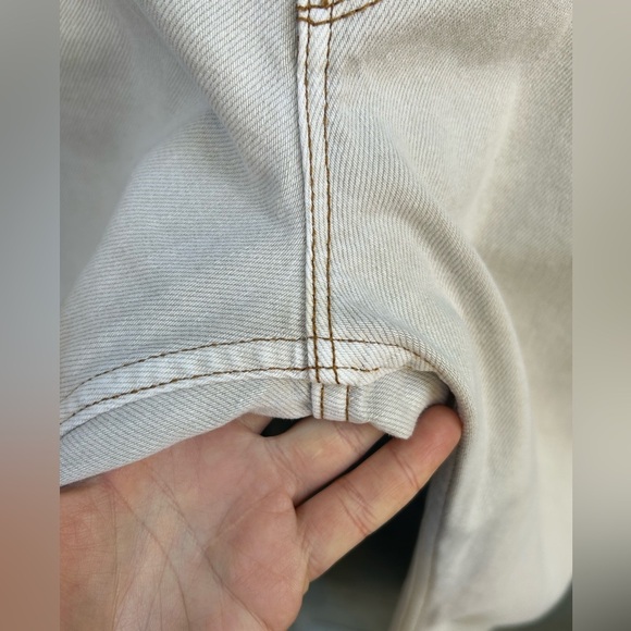 Good American 90’s Icon straight leg bone coloured, size 6/28 - Picture 9 of 13